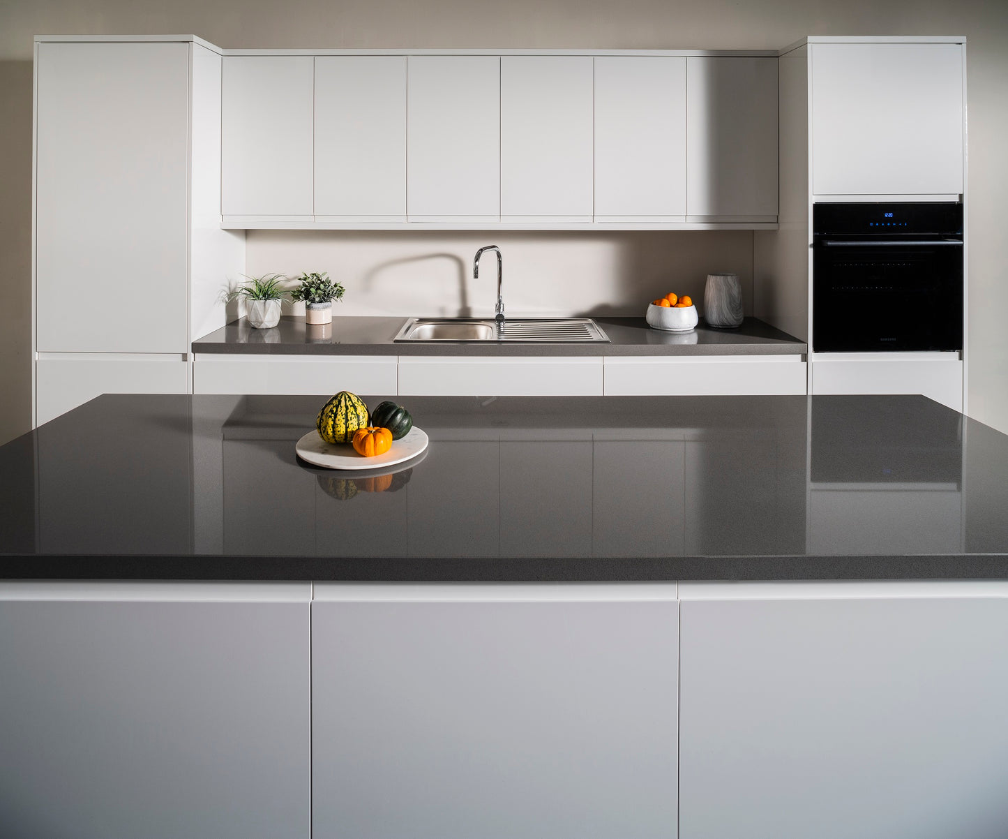 Warm Grey Upstand - (Ready to Install)